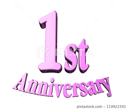 3DCG角色「1st Anniversary/一週年」紫色、紫色、粉紅色 3DCG角色「1st Anniversary/一週年」紫色、紫色、粉紅色 119922591