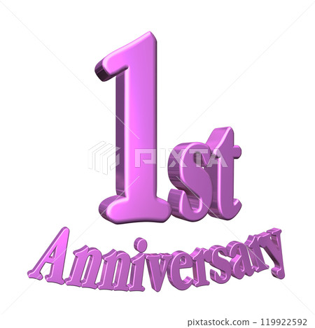 3DCG角色「1st Anniversary/一週年」紫色、紫色、粉紅色 3DCG角色「1st Anniversary/一週年」紫色、紫色、粉紅色 119922592