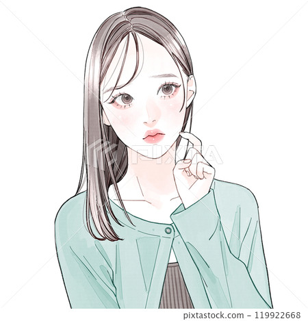 一個擔心的女人 119922668