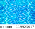 藍色三角形抽象背景 119923017