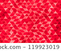 紅色三角形抽象背景 119923019