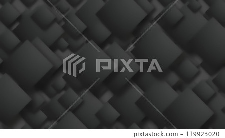 Black square abstract background 119923020