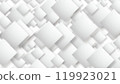 White square abstract background 119923021
