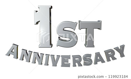 3DCG角色「1st Anniversary/一週年」銀、銀 119923184