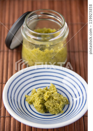 小盤子裡的柚子辣椒 小盤子裡的柚子辣椒 119923858