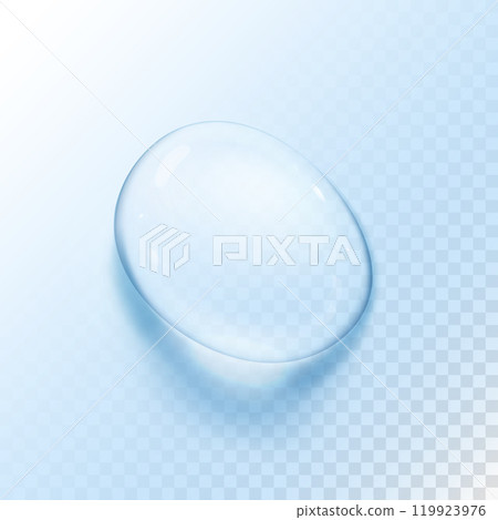 transparent & Colorful water droplets, water drop objects 119923976