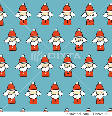 Simple Santa icon background image illustration 7 Simple Santa icon background image illustration 7 119924062