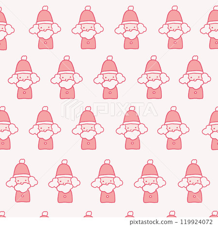 Simple Santa icon background image illustration 8 119924072