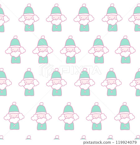 Simple Santa icon background image illustration 11 119924079