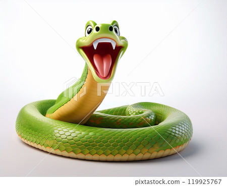 可愛的蛇玩具/人物 119925767