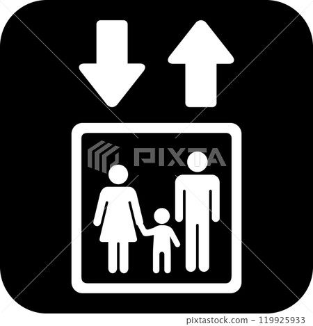 電梯圖標 119925933