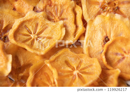 Dried persimmon slices Dried persimmon slices 119926217