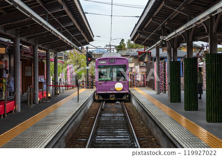 Scenery of Arashiyama Station, Kyoto Scenery of Arashiyama Station, Kyoto 119927022
