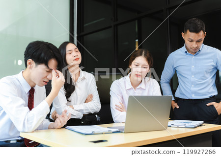 team employee failure is not satisfied with the report. 119927266