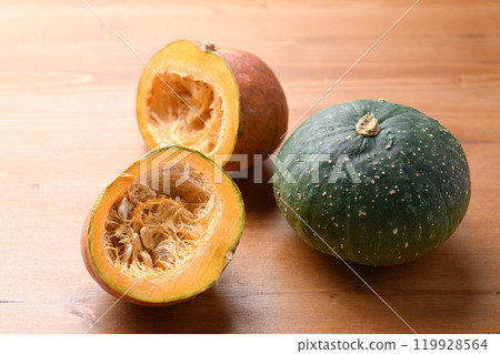 南瓜木紋背景 南瓜木紋背景 119928564