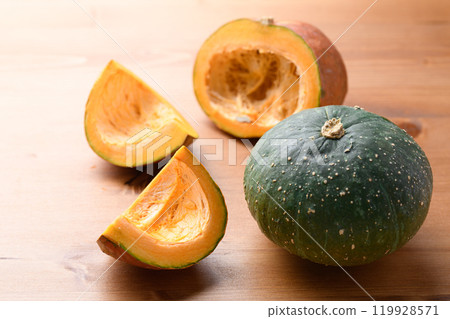 Pumpkin wood grain background Pumpkin wood grain background 119928571