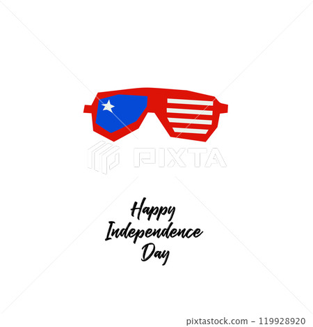 American patriotic sunglasses for 4th of July USA American patriotic sunglasses for 4th of July USA 119928920