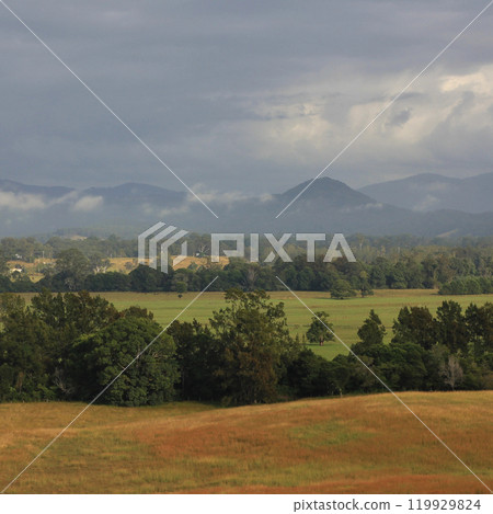Rural landscape near Wauchope, Australia. Rural landscape near Wauchope, Australia. 119929824