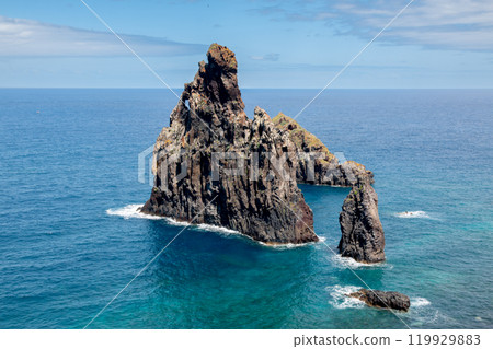 Atlantic ocean and islets, Ribeira da Janela, Madeira Atlantic ocean and islets, Ribeira da Janela, Madeira 119929883