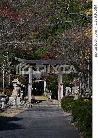 秋天的孝子神社 119930684