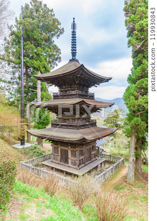 國寶長野縣大方郡青木村大寶寺三層塔 國寶長野縣大方郡青木村大寶寺三層塔 119930843