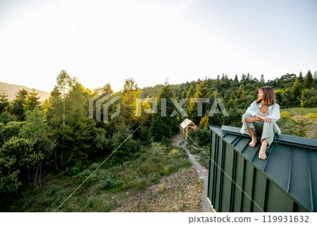 Morning Reflection on Mountain Rooftop Morning Reflection on Mountain Rooftop 119931632