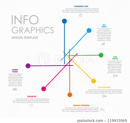 Infographic design template with place for your data. Vector illustration. Infographic design template with place for your data. Vector illustration. 119933069