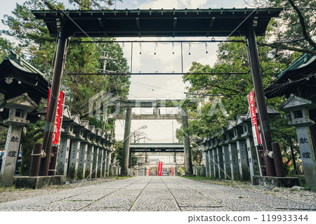 從正面看鳥居 從正面看鳥居 119933344