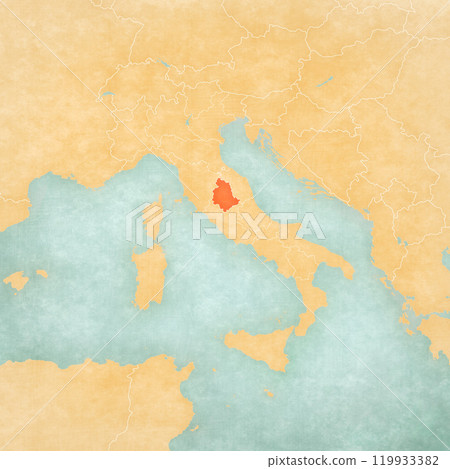 Map of Italy - Umbria Map of Italy - Umbria 119933382