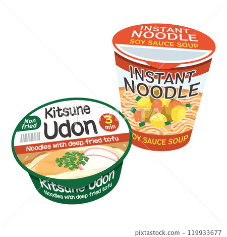 Instant cup noodles 119933677