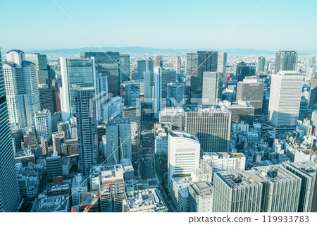 View of Osaka and Umeda from Conrad Osaka (photographed in November 2024) 119933783