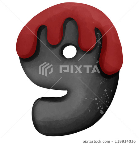 red plastic figure on white background red plastic figure on white background 119934036