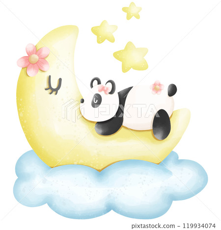cute duck flying above the cloud cute duck flying above the cloud 119934074