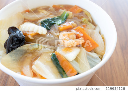Delicious Chinese bowl lunch Delicious Chinese bowl lunch 119934126