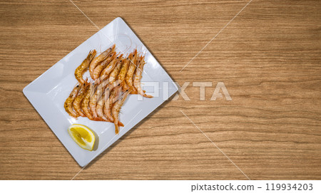 Spanish Shrimp 119934203