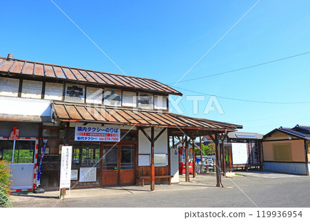 Scenery of the old Matsushiro Station, Nagano City, Nagano Prefecture Scenery of the old Matsushiro Station, Nagano City, Nagano Prefecture 119936954