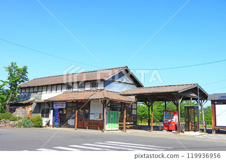 Scenery of the old Matsushiro Station, Nagano City, Nagano Prefecture 119936956