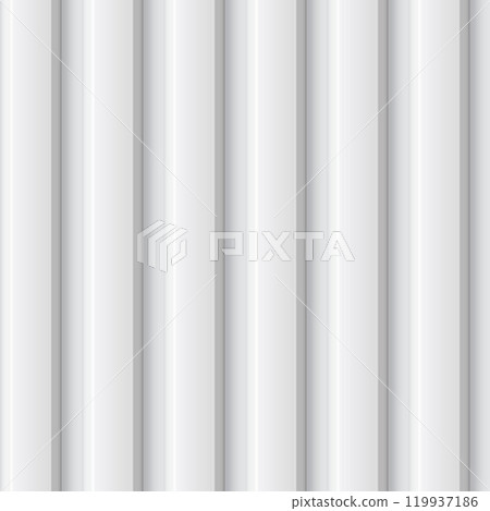 Vector texture of gray metal with a corrugated texture of vertical lines 119937186