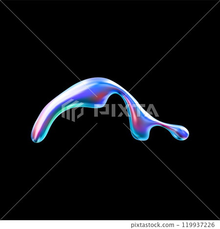 Vector with rounded drops of flowing liquid chromium on a black background Vector with rounded drops of flowing liquid chromium on a black background 119937226