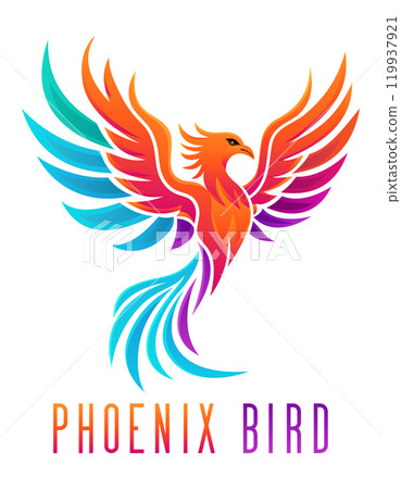 phoenix bird logo creative and original for your business or company vector illustration 119937921