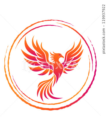 phoenix bird logo creative and original for your business or company vector illustration 119937922