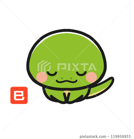 蛇年賀年卡材料-弓蛇 蛇年賀年卡材料-弓蛇 119938955