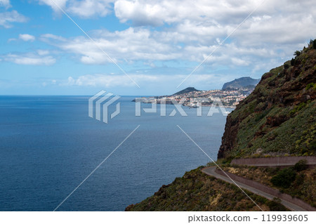 View on the Atlantic ocean, Canico, Madeira, Portugal 119939605