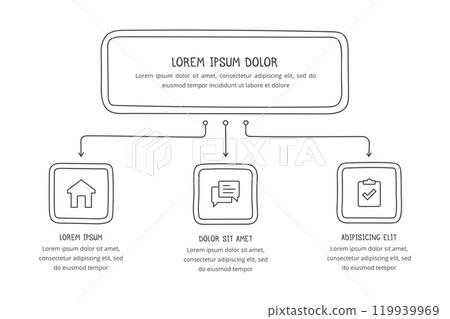 Hand Drawn Flow Chart Hand Drawn Flow Chart 119939969