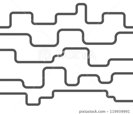 Horizontal Asphalt Roads 119939991