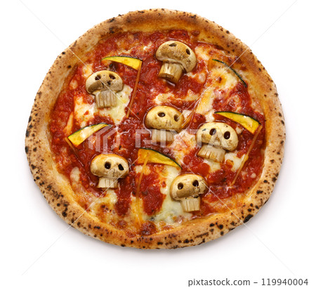 骷髏披薩(萬聖節食品) 骷髏披薩(萬聖節食品) 119940004