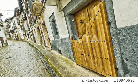 Street Scene, Candelario, Spain 119940685