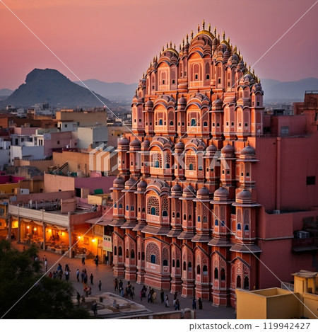 Vibrant Jaipur: A Fusion of Tradition and Modernity 119942427