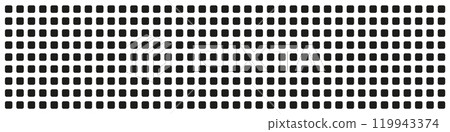 Square perforated metal pattern with technical texture. Pegboard with evenly spaced holes background. Flat vector illustration isolated Square perforated metal pattern with technical texture. Pegboard with evenly spaced holes background. Flat vector illustration isolated 119943374