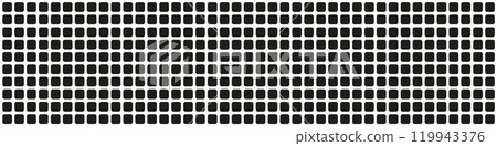 Black and white square pattern with geometric lines and gradient texture. Tile board background. Flat vector illustration isolated Black and white square pattern with geometric lines and gradient texture. Tile board background. Flat vector illustration isolated 119943376